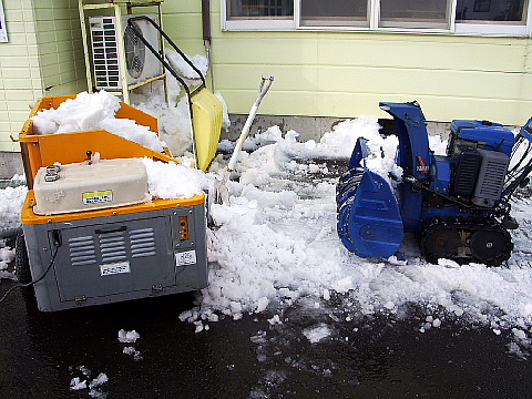 除雪機の故障を何とかした 管理人のいじり